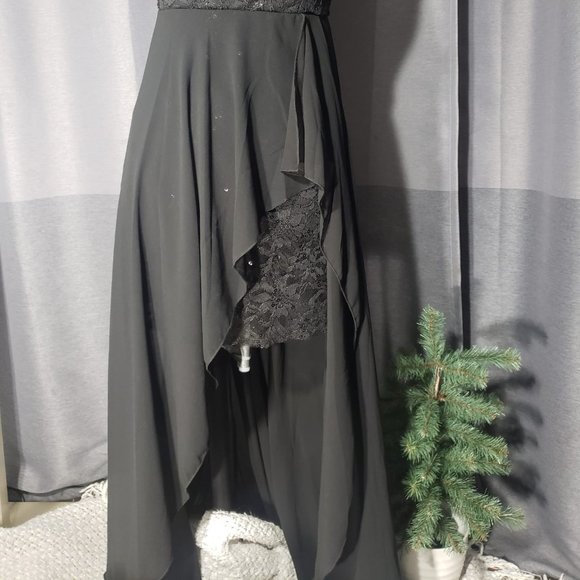 EXTREME Women Dress Off Shoulder Waist Chiffon Irregular Dress - Picture 2 of 5